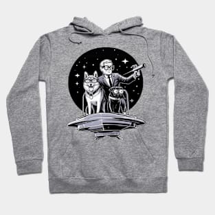 Funny Dog Spy - Cosmic Adventure Hoodie